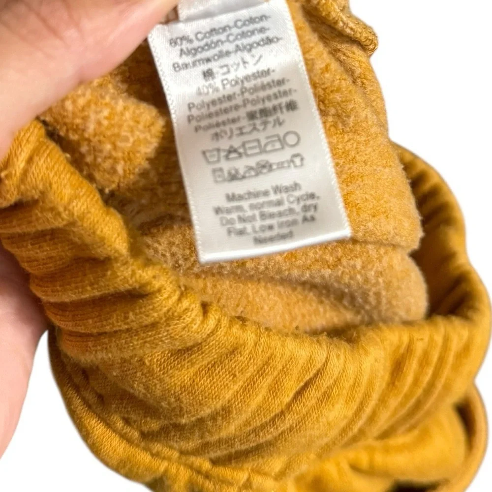 FREE PEOPLE FP MOVEMENT Mustard Fleece Sweatpants Joggers